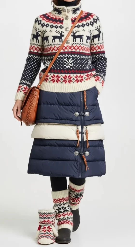 The Nordic Tiers Skirt