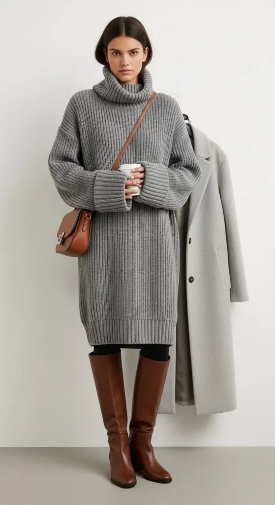 The Ultimate Cozy Sweater Dress The Ultimate Cozy Sweater Dress