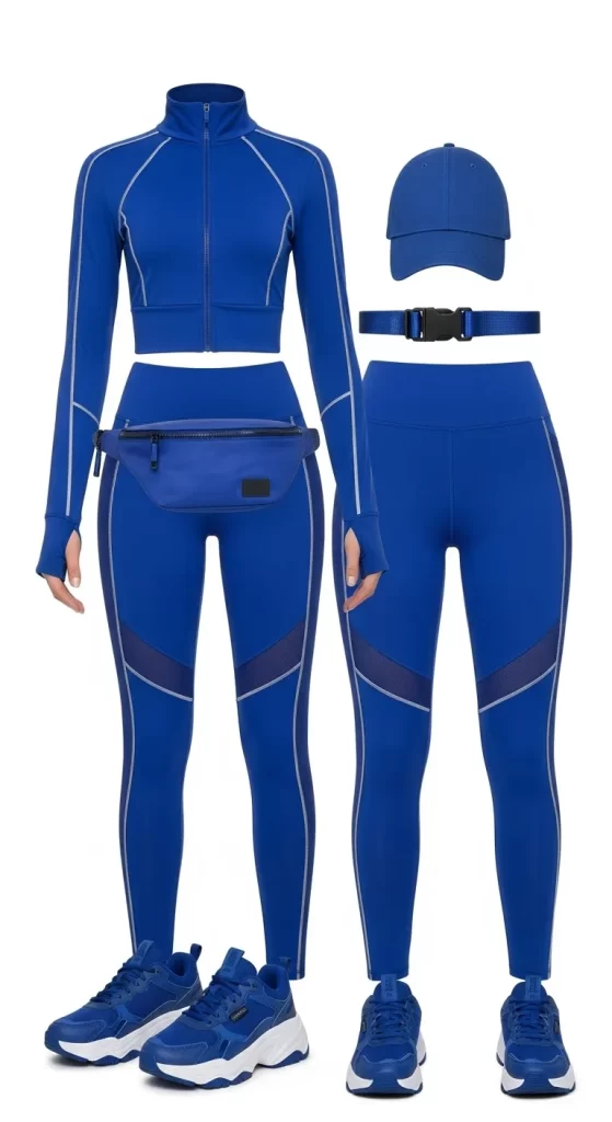 Electric Blue Athleisure