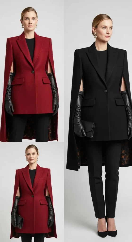The Sharp Blazer Cape