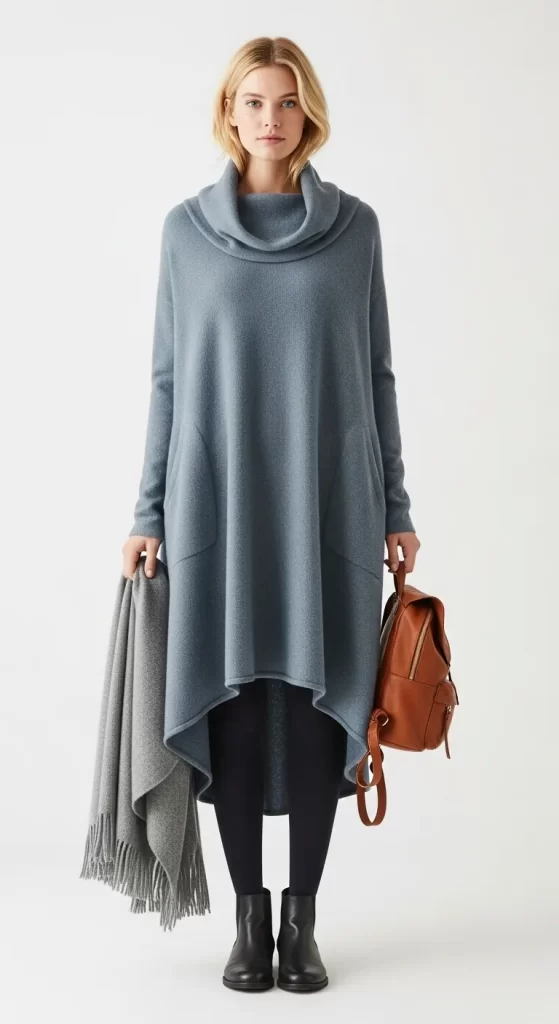 The Cocooning Cashmere-Blend Tunic