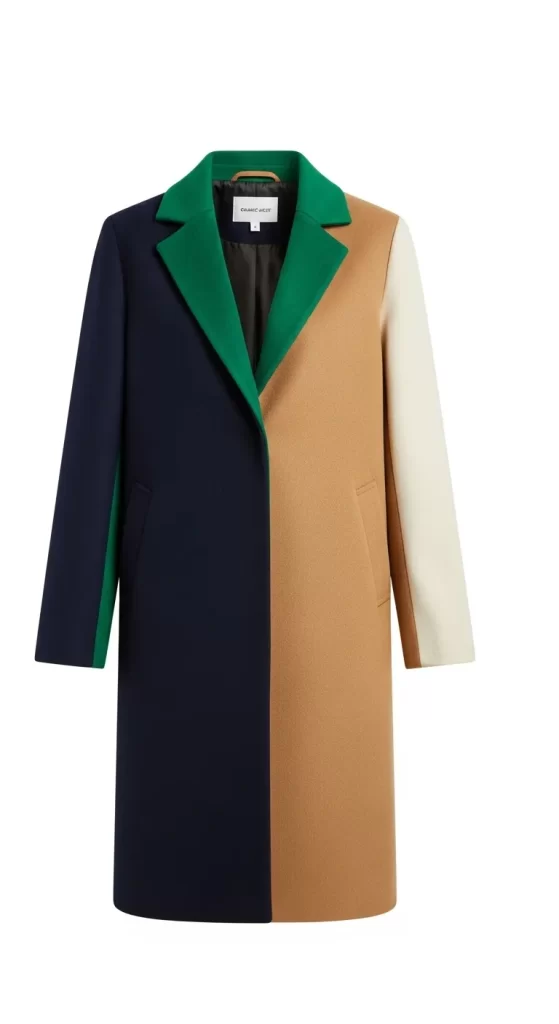 The Bold Color-Block Coat The Bold Color-Block Coat