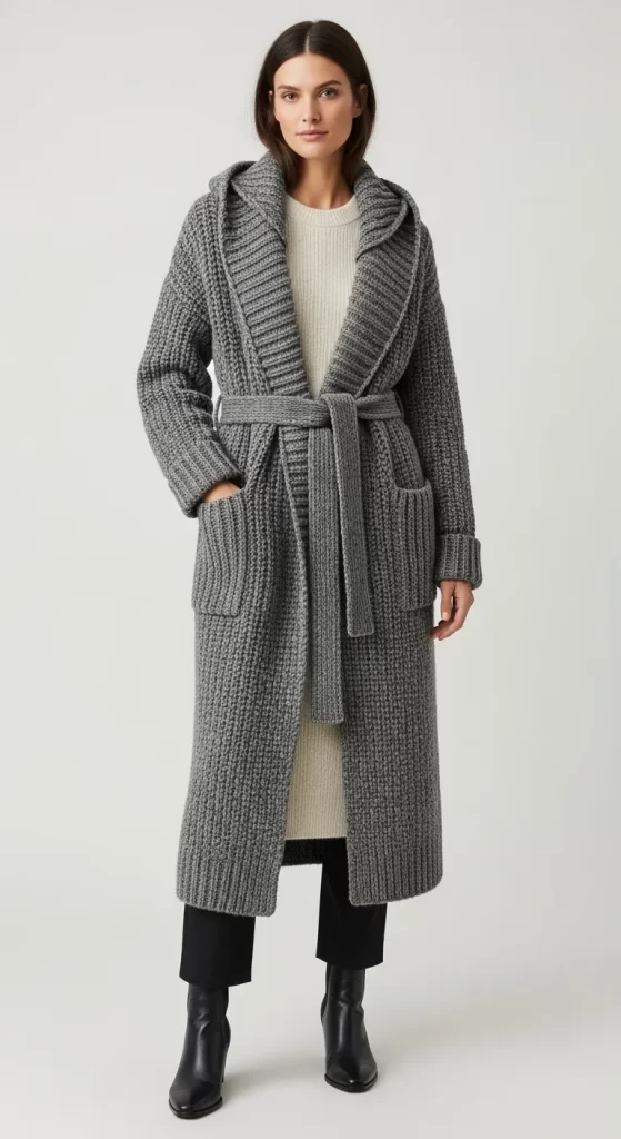 The Cozy Hooded Coatigan