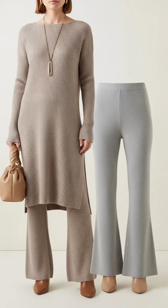 The Luxe Knit Tunic Set