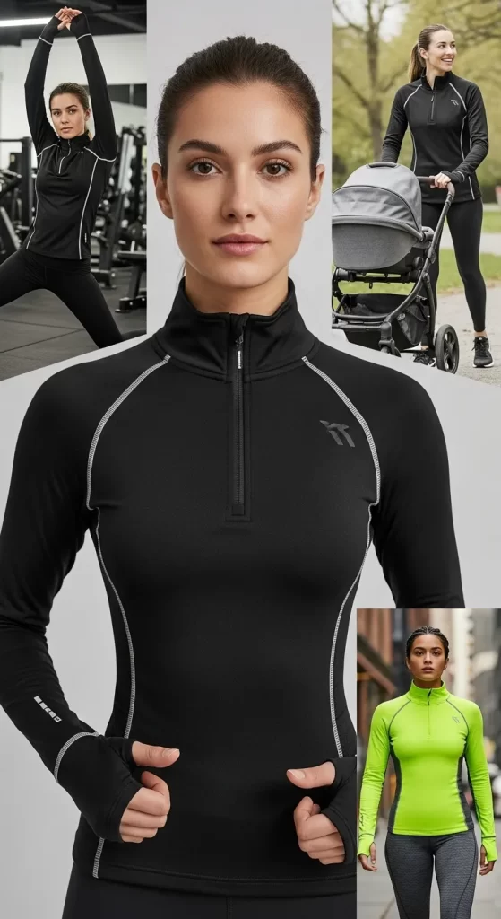  The Sleek Athleisure Quarter-Zip