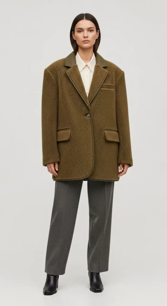 The Textured Teddy Blazer