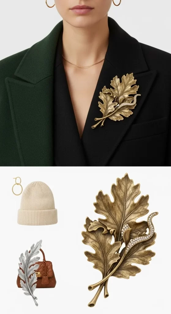 The Vintage-Inspired Botanical Brooch