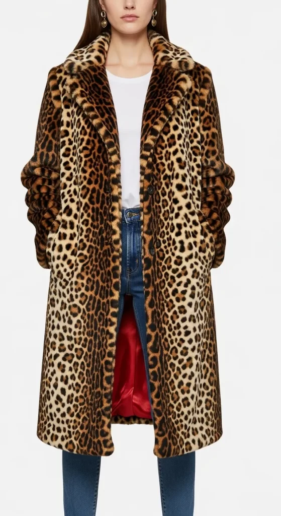 The Glamorous Leopard Print Coat