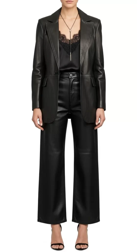 The Head-to-Toe Leather Power The Head-to-Toe Leather Power