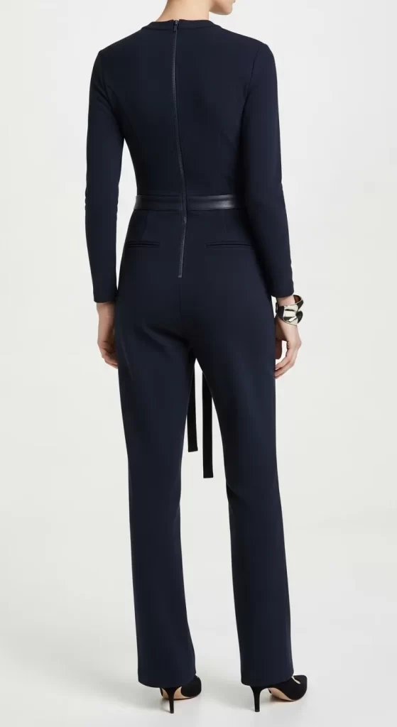 The Sleek Navy Jumpsuit