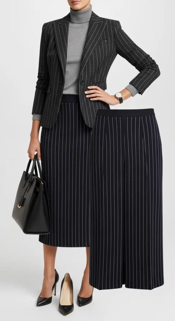 The Boardroom Pinstripe Power Suit The Boardroom Pinstripe Power Suit