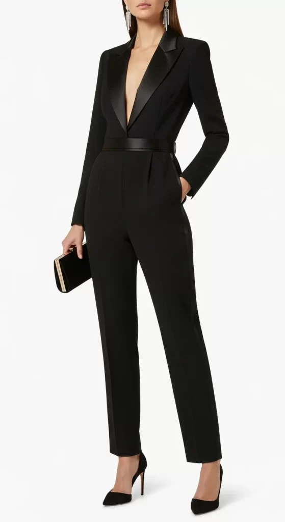The Midnight Tuxedo Jumpsuit