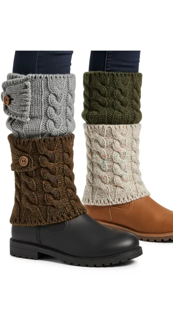 The Chunky Knit Boot Cuffs