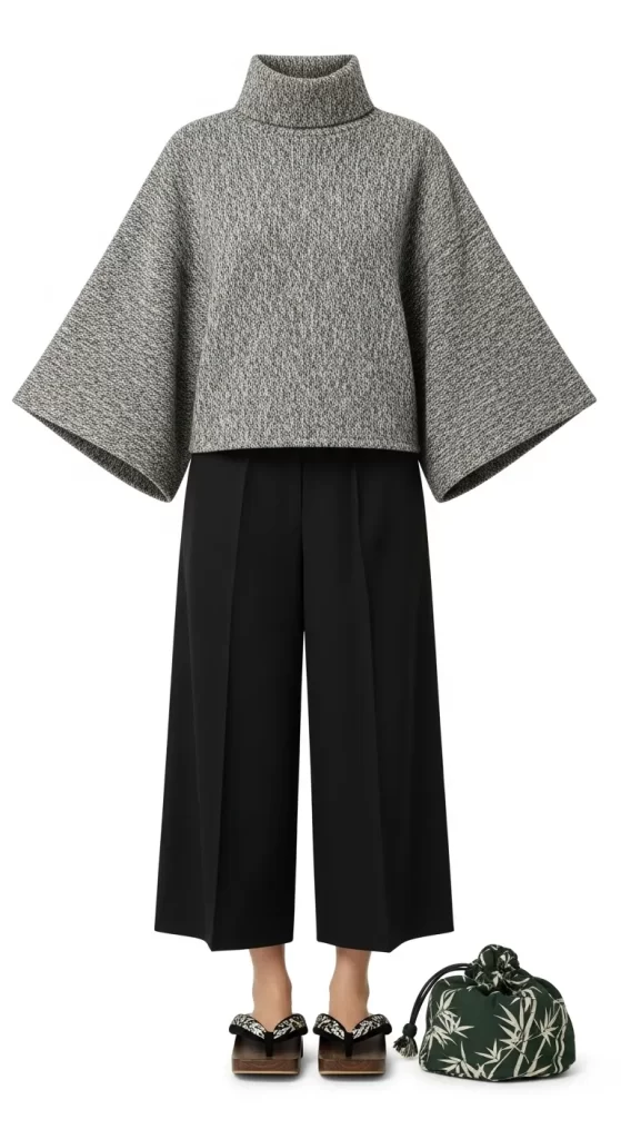 The Japanese-Inspired Kimono Sleeve Top