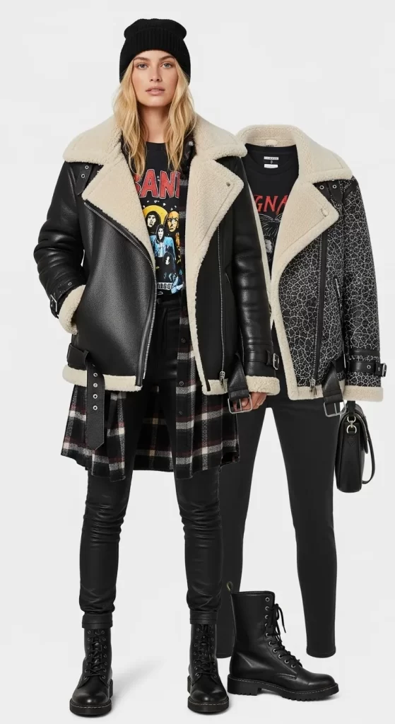  The Rock and Roll Shearling Aviator