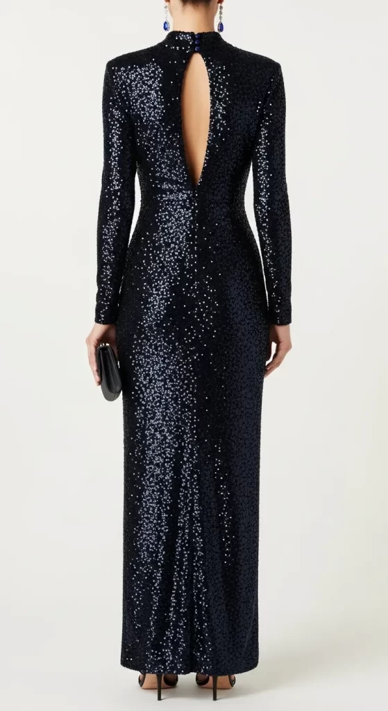 The Starry Night Sequin Gown