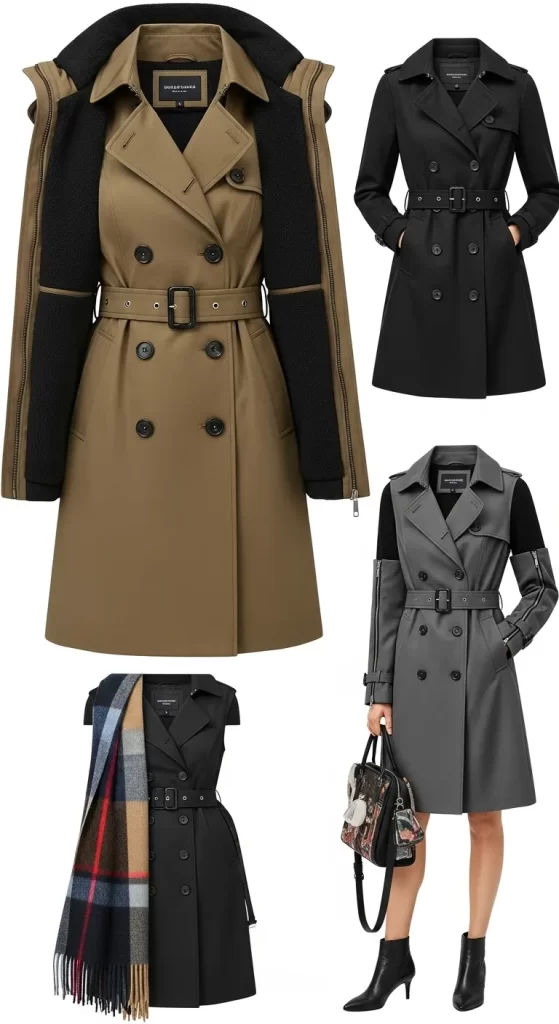 The Convertible Trench Ensemble