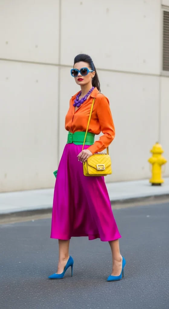 The Bold Colorblock Extravaganza The Bold Colorblock Extravaganza