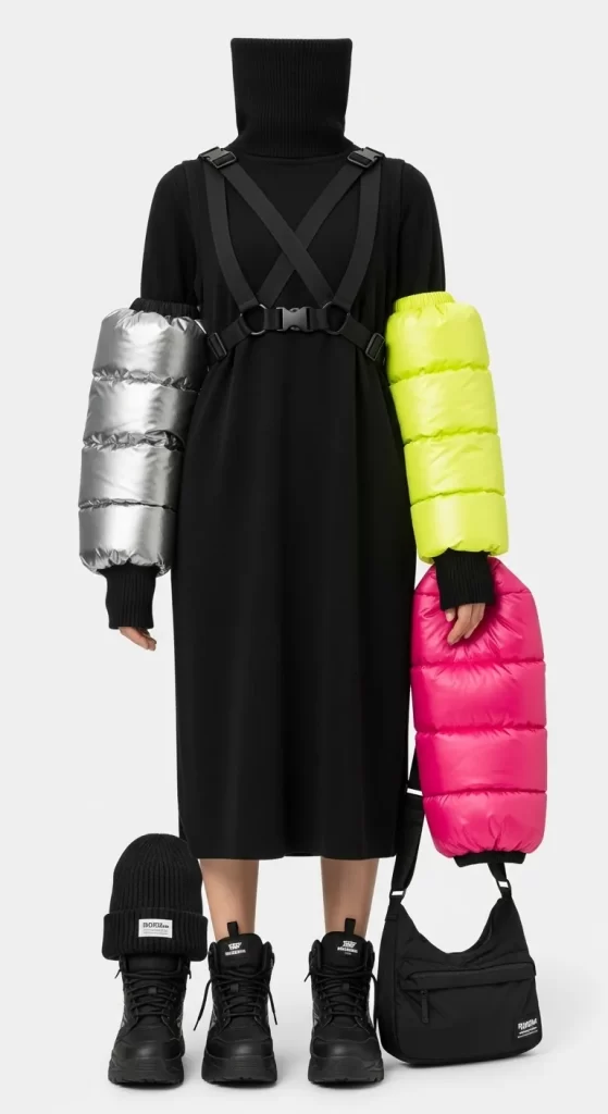 The Playful Puffer Sleeves and Beanies