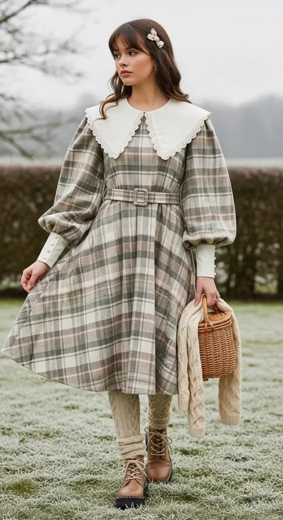 The Romantic Plaid Dress The Romantic Plaid Dress