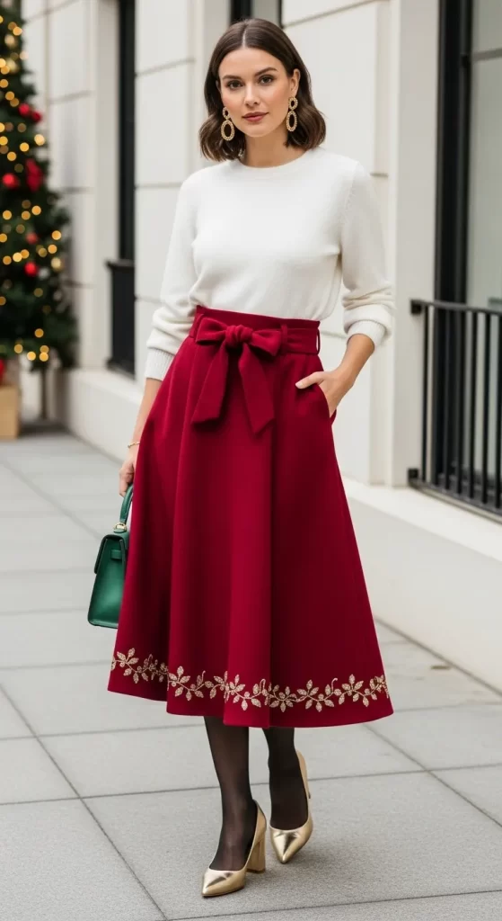 Midi Skirt Outfits