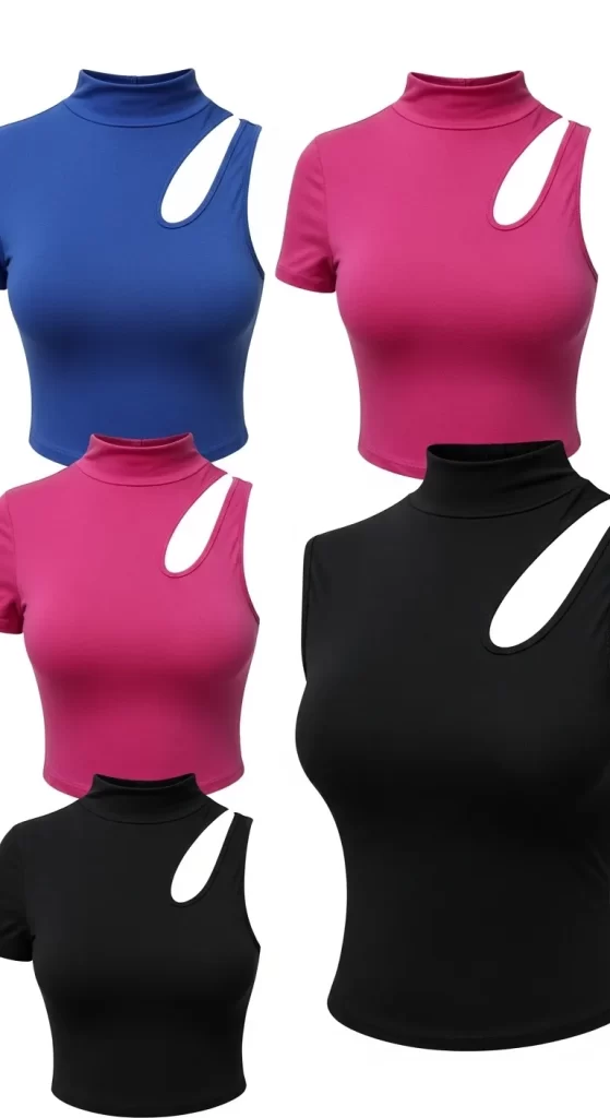 The Elegantly Draped Asymmetrical Top