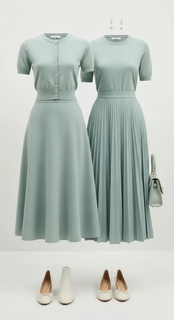 The Serene Mint Green Set