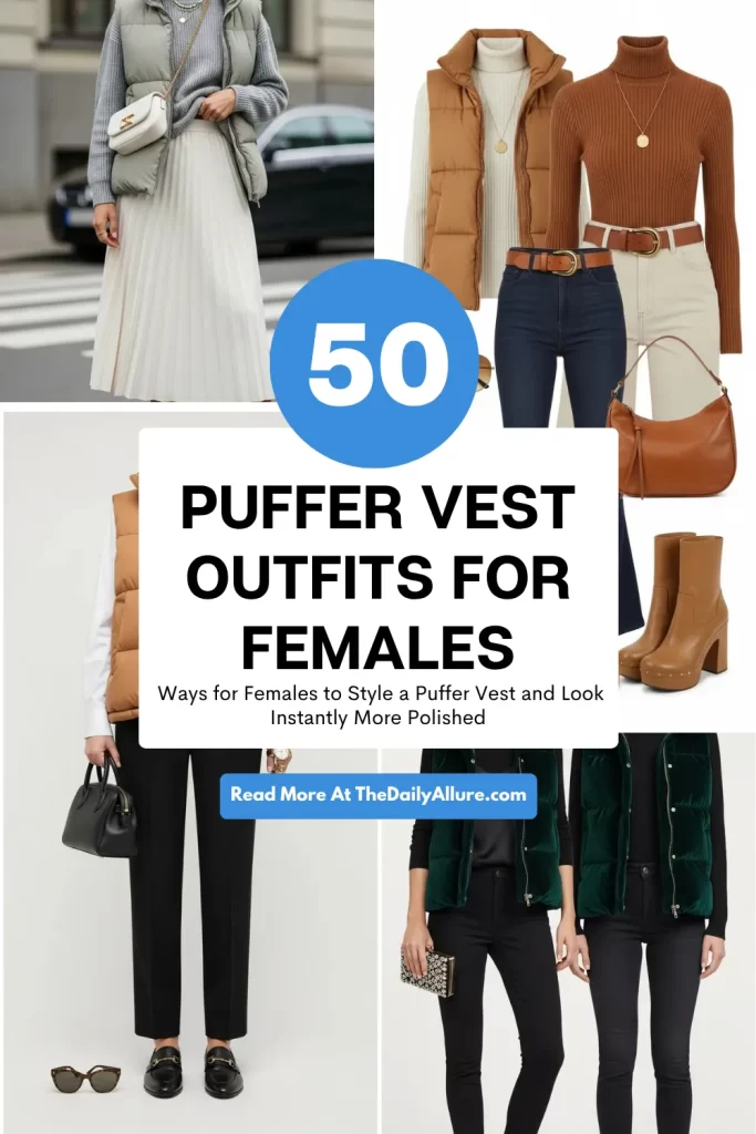 Puffer Vest Outfits Puffer Vest Outfits