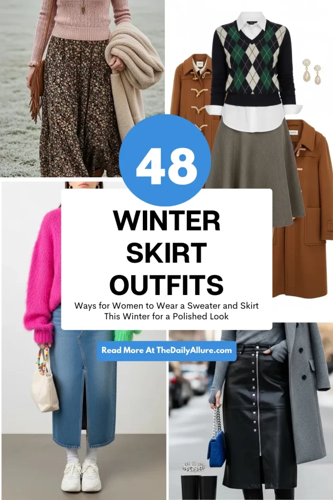 Winter Skirt Outfits Winter Skirt Outfits